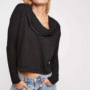 NWOT XS We The Free Wildcat Top in Black